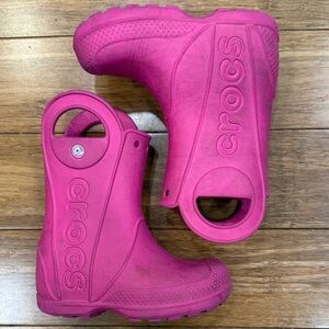 Crocs handle it rainboots